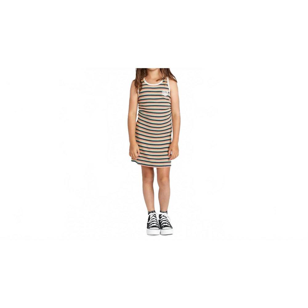 NEW VOLCOM lil knit dress in brown